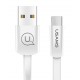 USAMS Καλώδιο USB σε Type-C US-SJ200, 1.2m, λευκό