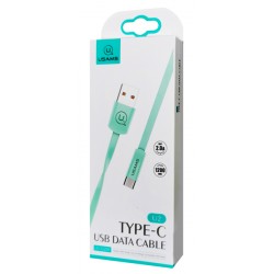 USAMS Καλώδιο USB σε Type-C US-SJ200, 1.2m, πράσινο