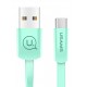 USAMS Καλώδιο USB σε Type-C US-SJ200, 1.2m, πράσινο