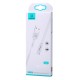 USAMS Καλώδιο USB σε Micro USB US-SJ201, 1.2m, λευκό