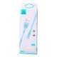 USAMS Καλώδιο USB σε Micro USB US-SJ201, 1.2m, μπλε
