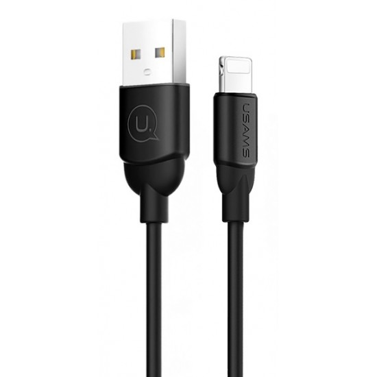 USAMS Καλώδιο USB σε Lightning US-SJ245, Ice-Cream, 1m, μαύρο