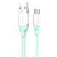 USAMS Καλώδιο USB σε Micro USB US-SJ247, Ice-Cream , 1m, πράσινο