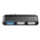 USAMS USB Type-C hub SJ461, 1x USB 3.0, 2x USB 2.0, γκρι