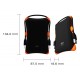 SILICON POWER εξωτερικός HDD 1TB Armor A30, USB 3.1, μαύρο