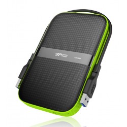 SILICON POWER εξωτερικός HDD Armor A60 1TB, USB 3.1, μαύρο