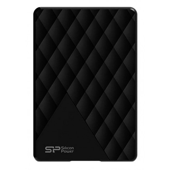SILICON POWER εξωτερικός HDD 1TB Diamond D06, USB 3.0, Black