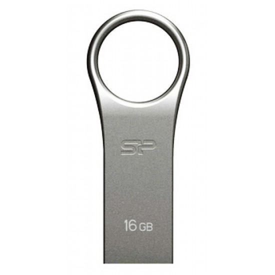 SILICON POWER USB Flash Drive Firma F80, 16GB, USB 2.0, Silver