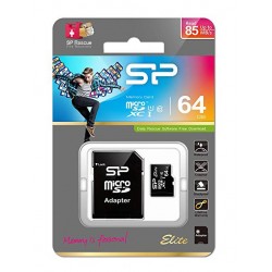 SILICON POWER κάρτα μνήμης MicroSDXC USH-1, 64GB, Class 10