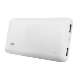 SILICON POWER Power Bank S150 15000mAh, 2x USB Output, White