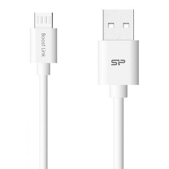 SILICON POWER καλώδιο USB σε Micro USB LK10AB, 2.4A, QC 3.0, 1m, μαύρο