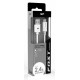 SILICON POWER καλώδιο USB σε USB Type-C LK10AC, 2.4A, QC 3.0, 1m, μαύρο