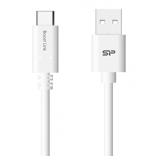 SILICON POWER καλώδιο USB σε USB Type-C LK10AC, 2.4A, QC 3.0, 1m, μαύρο