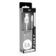 SILICON POWER καλώδιο USB σε Lightning LK10AL, 2.4A, QC 3.0, 1m, μαύρο