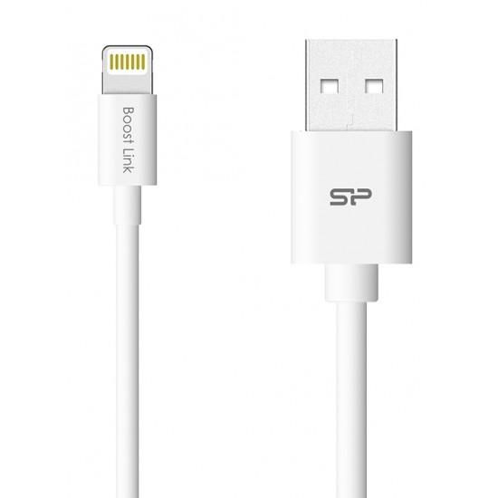 SILICON POWER καλώδιο USB σε Lightning LK10AL, 2.4A, QC 3.0, 1m, μαύρο