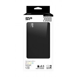 SILICON POWER Power Bank S200 20000mAh, 2x USB Output, Black