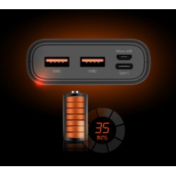SILICON POWER Power Bank C20QC 20000mAh, 3x output, QC3.0, PD 18W, λευκό