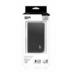 SILICON POWER Power Bank S50 5000mAh, 2x USB Output, Black