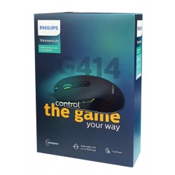 PHILIPS ενσύρματο gaming ποντίκι momentum SPK9414, 3600DPI, 7 πλήκτρα