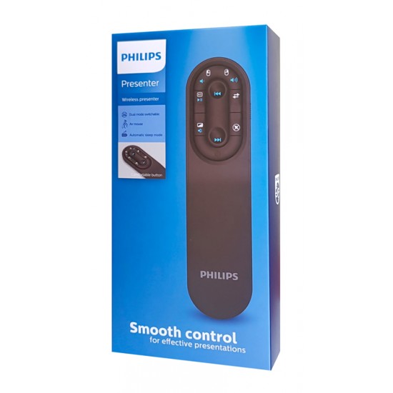 PHILIPS Τηλεχειριστήριο παρουσιάσεων 9614 με laser, ασύρματο, έως 30m