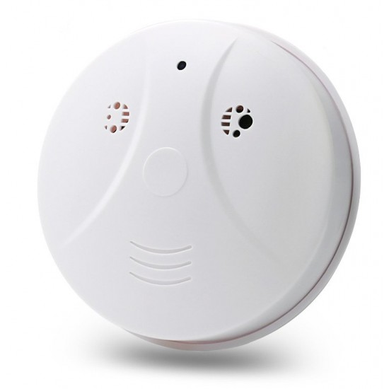 Κρυφή κάμερα τύπου ανιχνευτή καπνού SPY-014, Full HD, Wi-Fi, λευκή