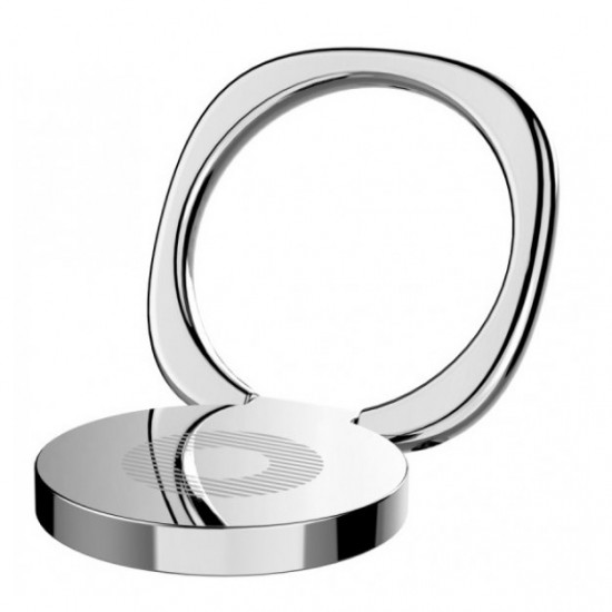 BASEUS finger ring holder Symbol SUMQ-0S, ασημί