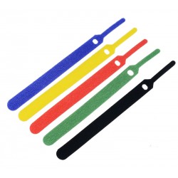POWERTECH δεματικά καλωδίων TIES-020, τύπου velcro, 25τμχ