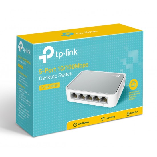 TP-LINK Desktop Switch TL-SF1005D, 5-port 10/100M, Ver. 15.0