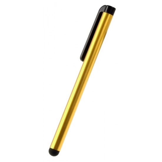 POWERTECH Μεταλλικό στυλό για οθόνη αφής TP-001Y-10, κίτρινο, 10τμχ