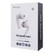HIFUTURE earphones TrueAir ANC, true wireless, με θήκη φόρτισης, λευκά