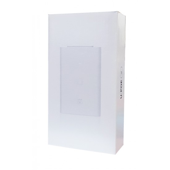 UBIQUITI Gigabit PoE Adapter U-POE-AF, 48V, 24W, με power cable