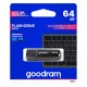 GOODRAM USB Flash Drive UMΜ3 0640K0R11, 64GB, USB 3.0, μαύρο