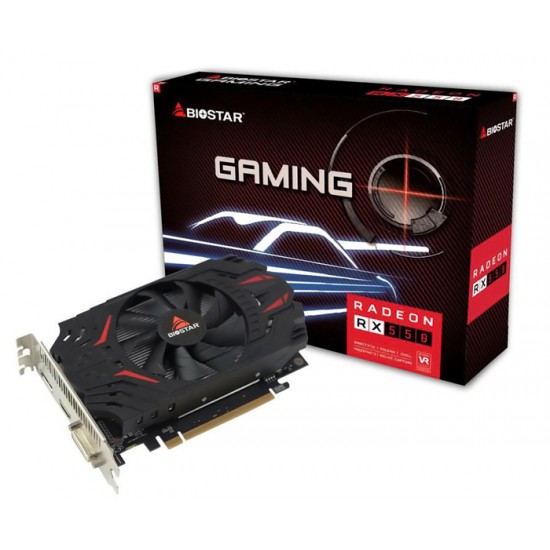 BIOSTAR VGA Radeon RX550 VA5515RF21, GDDR5 2GB, 128bit
