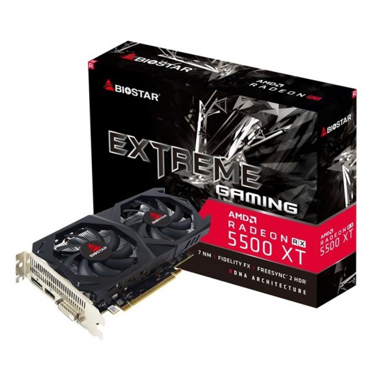 BIOSTAR VGA AMD Radeon RX5500XT VA55T6XF81, GDDR6 8GB, 128bit