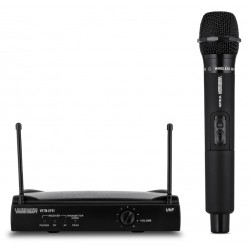 VOICE KRAFT Σετ ασύρματο μικρόφωνο με δέκτη, jack 6.3mm, μαύρη