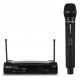 VOICE KRAFT Σετ ασύρματο μικρόφωνο με δέκτη, jack 6.3mm, μαύρη