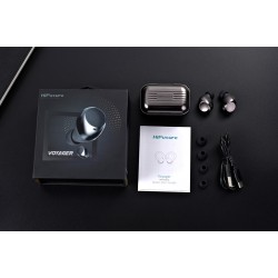 HIFUTURE earphones Voyager με θήκη φόρτισης, true wireless, titanium