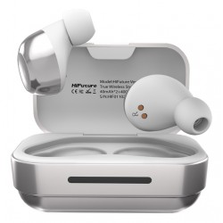 HIFUTURE earphones Voyager με θήκη φόρτισης, true wireless, λευκά