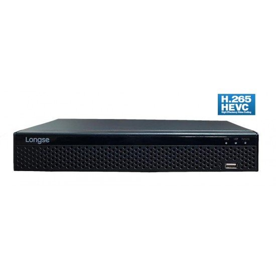 LONGSE XVR ΑΙ Υβριδικό καταγραφικό, H265+HD, DVR, 4+2 IP, 4-16 κανάλια