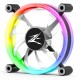 ZALMAN LED ανεμιστήρας ZM-LF120, 120mm, Double-Sided Ring, RGB