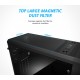 ZALMAN PC case S3 TG, mid tower, 424x196x462mm, 3x fan, διάφανο πλαϊνό
