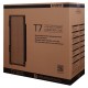 ZALMAN PC case T7, mid tower, 384x202x438mm, 2x fan, διάφανο πλαϊνό